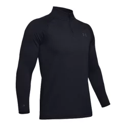 Under Armour Men's Packaged Base 4.0 1/2 Zip - Black -NIKE FGL 332863754 01 d