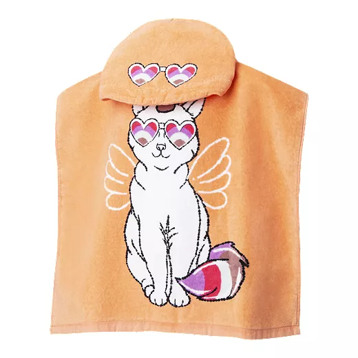 Ripzone Kids' 3D Cover Up Poncho Towel 4 Ripzone Kids' 3D Cover Up Poncho Towel - Image 2