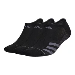 Adidas Men's Superlite Stripe II No-Show Socks, 3-Pack