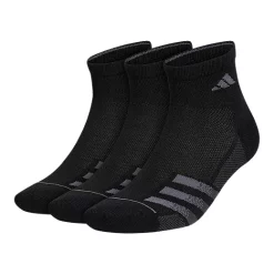 Adidas Men's Superlite Stripe III Quarter Socks, Breathable, 3-Pack
