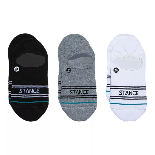 Stance Men's Basic No Show Socks - 3 Pack 3 Stance Men's Basic No Show Socks - 3 Pack