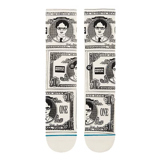 Stance Men's The Office Schrute Bucks Crew Socks 4 Stance Men's The Office Schrute Bucks Crew Socks - Image 2