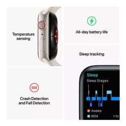 Apple Watch Series 8 (GPS+LTE) 41mm -NIKE FGL 334087867 10 g Apple Watch Series 8 GPS LTE 41mm Fitness Watch MP493VC A